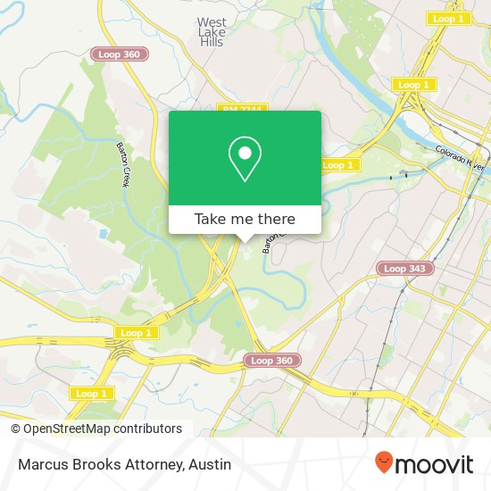 Marcus Brooks Attorney map