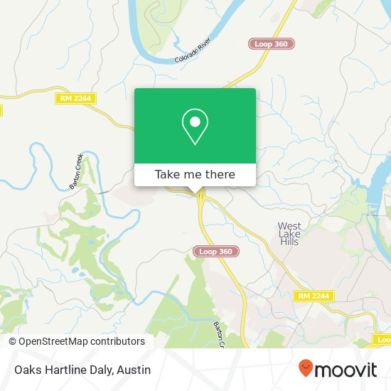 Mapa de Oaks Hartline Daly