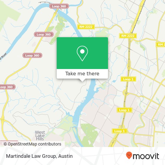 Martindale Law Group map