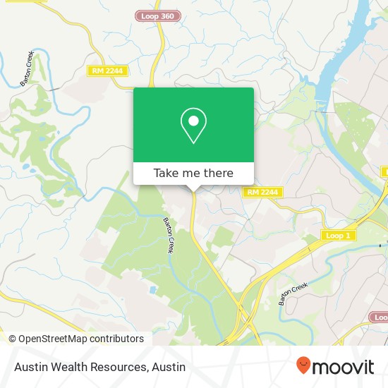 Mapa de Austin Wealth Resources