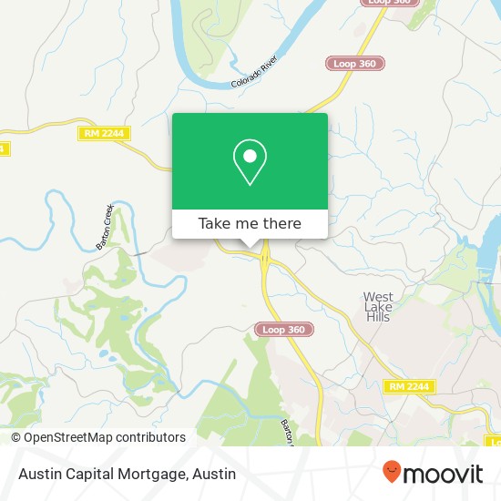 Mapa de Austin Capital Mortgage