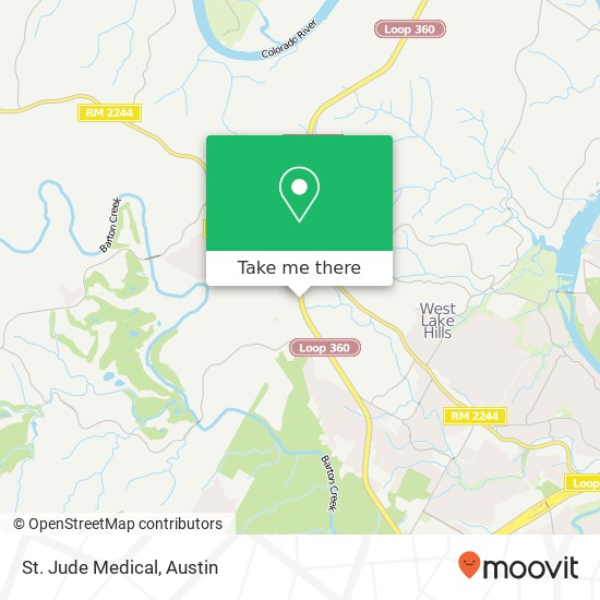 Mapa de St. Jude Medical