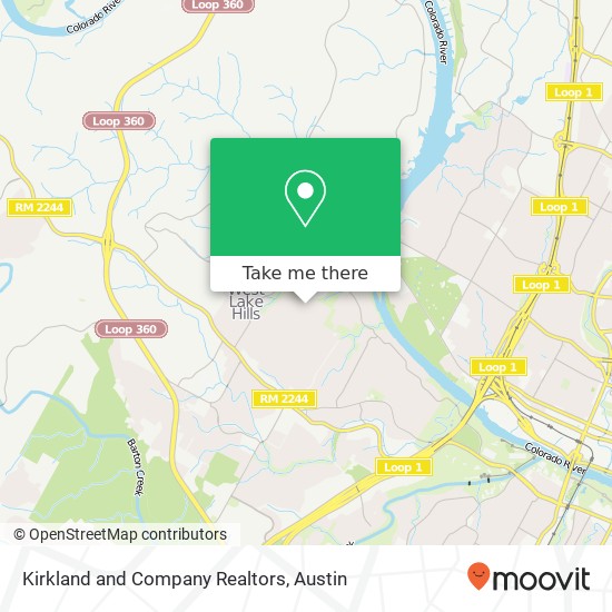 Kirkland and Company Realtors map