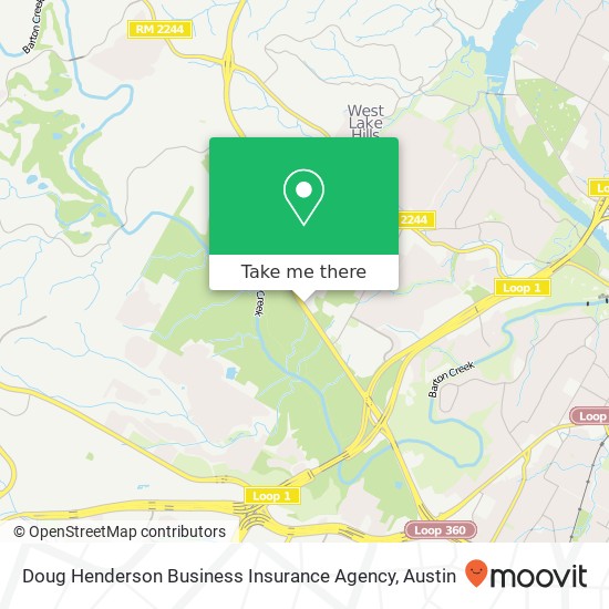 Mapa de Doug Henderson Business Insurance Agency