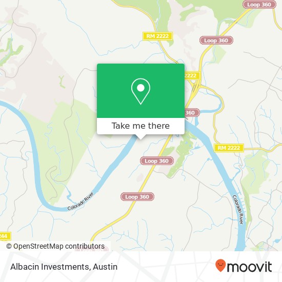 Albacin Investments map