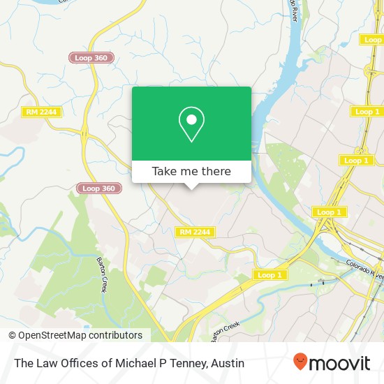 Mapa de The Law Offices of Michael P Tenney