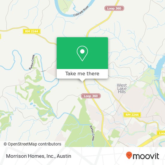 Morrison Homes, Inc. map