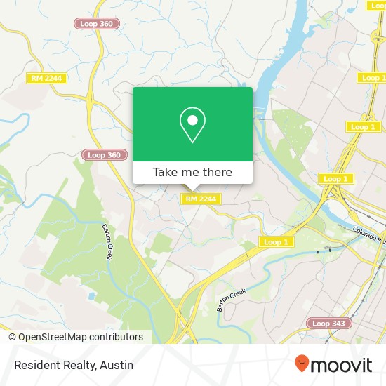 Resident Realty map