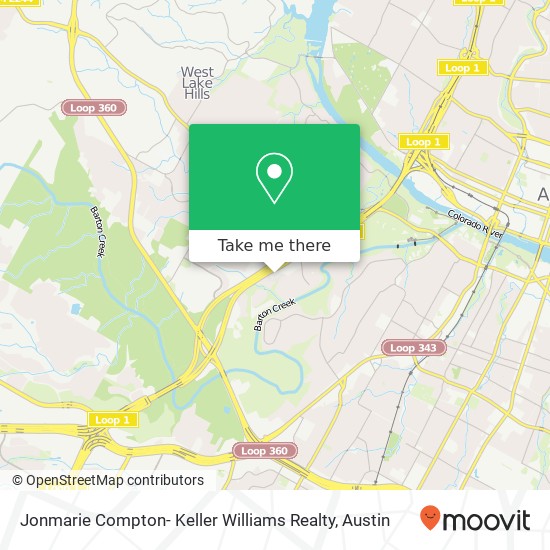 Mapa de Jonmarie Compton- Keller Williams Realty