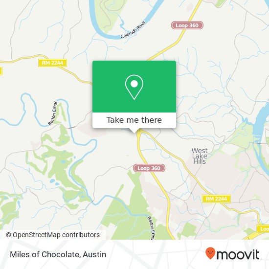 Miles of Chocolate map