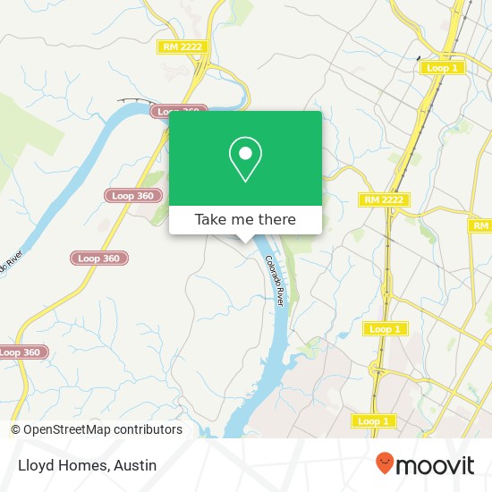 Mapa de Lloyd Homes