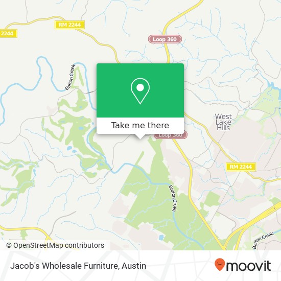 Jacob's Wholesale Furniture map