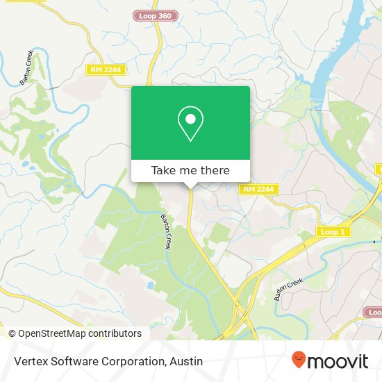 Mapa de Vertex Software Corporation