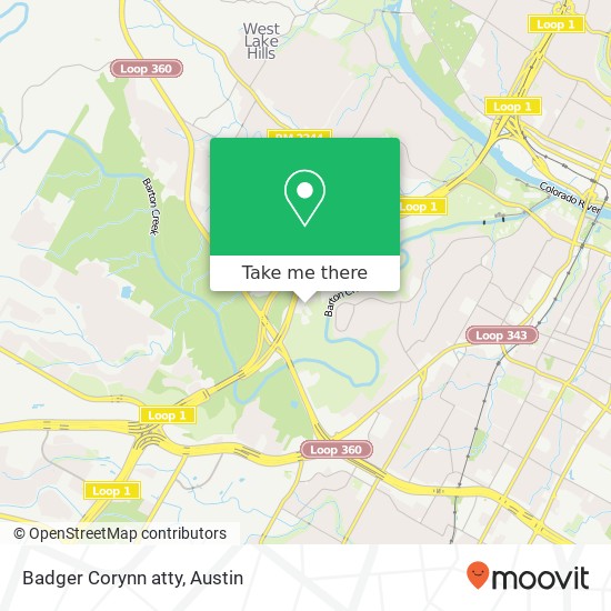 Mapa de Badger Corynn atty