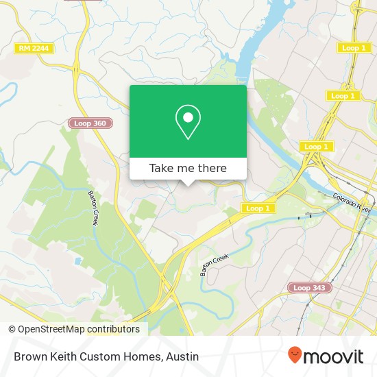 Mapa de Brown Keith Custom Homes