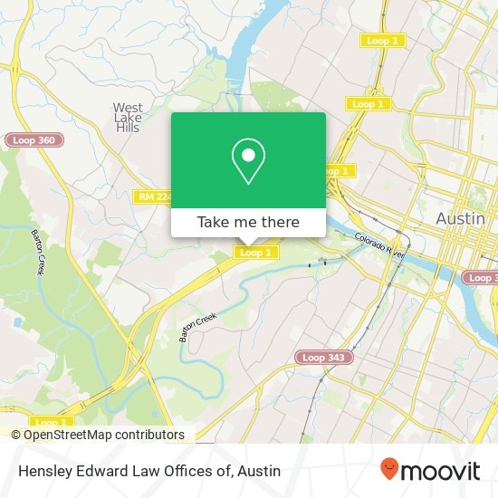 Mapa de Hensley Edward Law Offices of