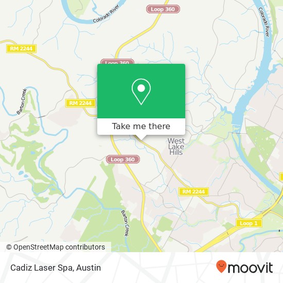 Cadiz Laser Spa map