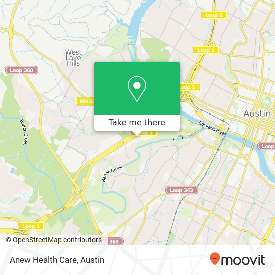 Mapa de Anew Health Care