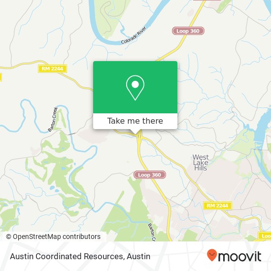 Austin Coordinated Resources map