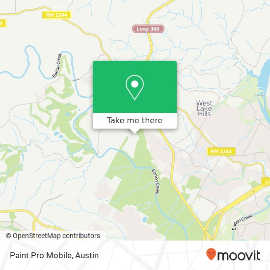 Paint Pro Mobile map