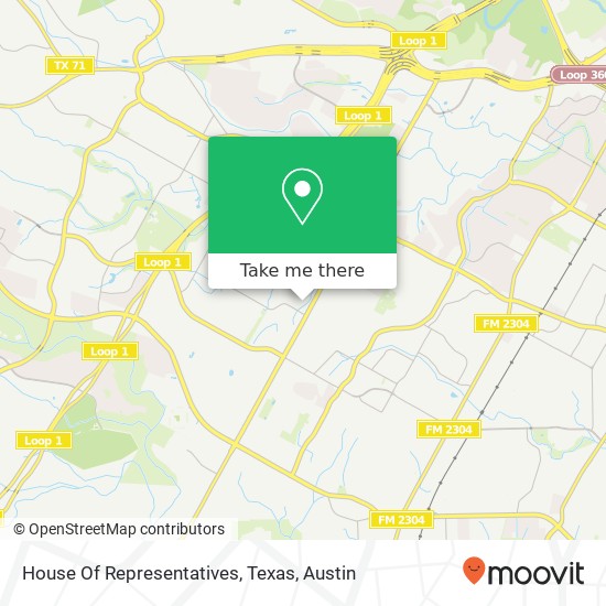 House Of Representatives, Texas map