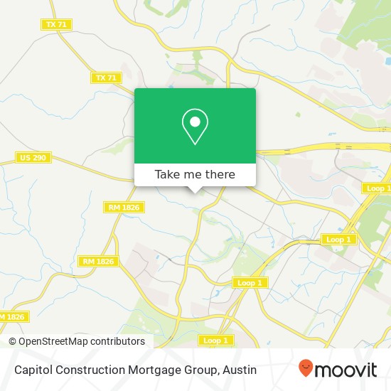 Capitol Construction Mortgage Group map