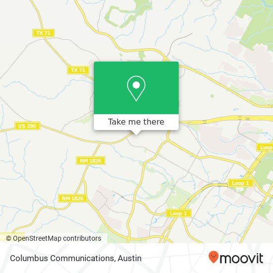 Mapa de Columbus Communications