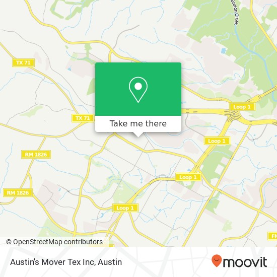 Austin's Mover Tex Inc map