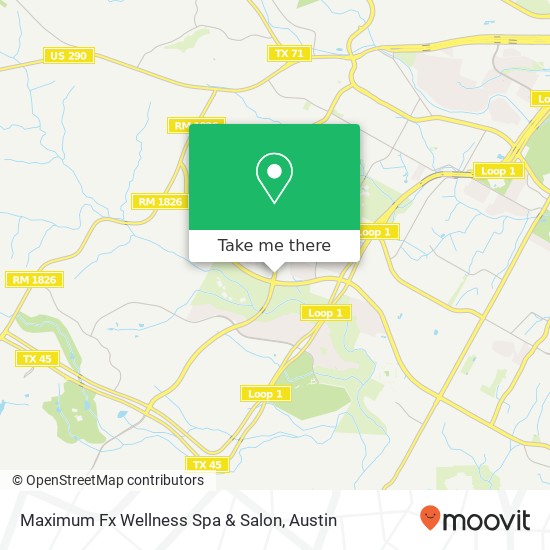 Maximum Fx Wellness Spa & Salon map