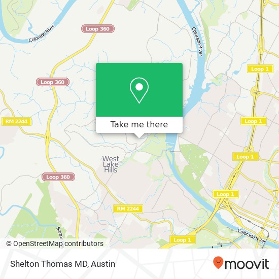 Shelton Thomas MD map