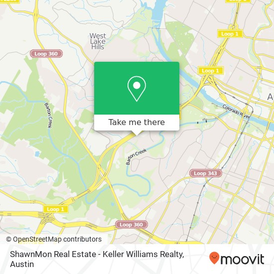 Mapa de ShawnMon Real Estate - Keller Williams Realty