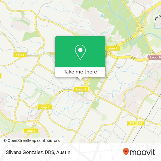 Silvana Gonzalez, DDS map