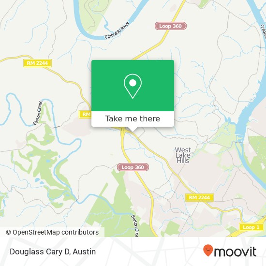 Douglass Cary D map