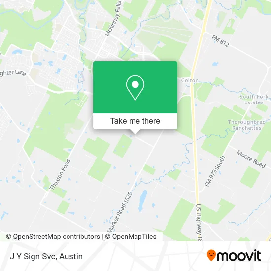 J Y Sign Svc map