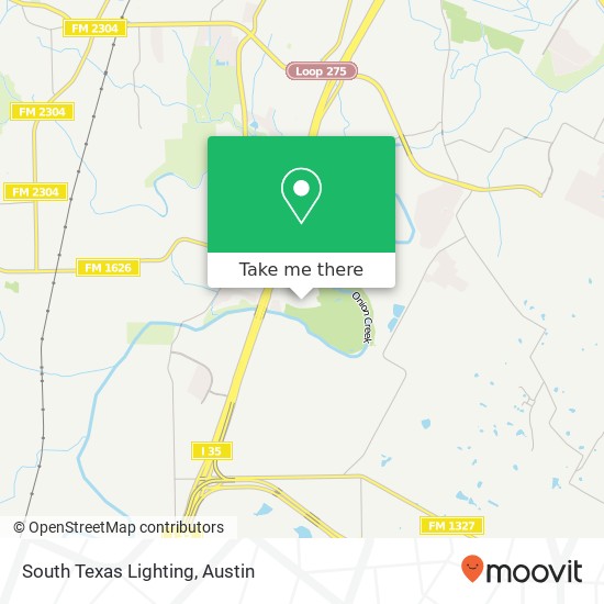 South Texas Lighting map