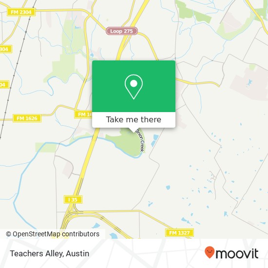 Teachers Alley map