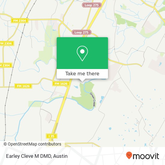 Earley Cleve M DMD map