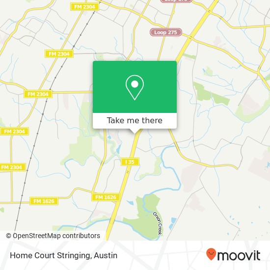 Mapa de Home Court Stringing