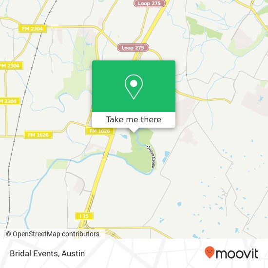 Bridal Events map