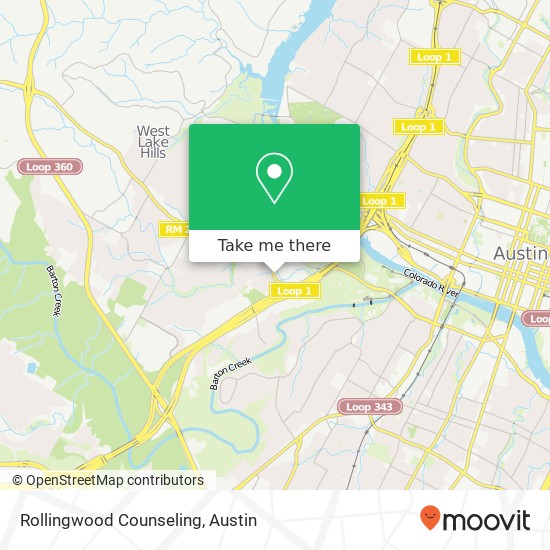 Mapa de Rollingwood Counseling