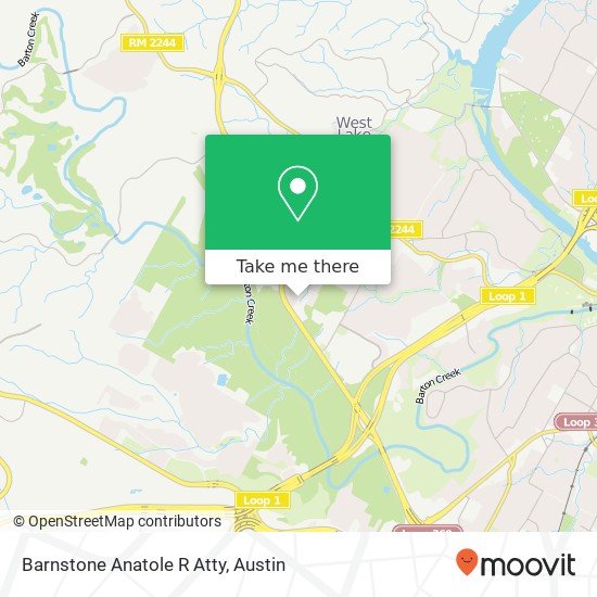 Mapa de Barnstone Anatole R Atty