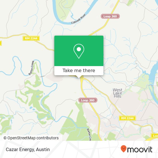 Cazar Energy map