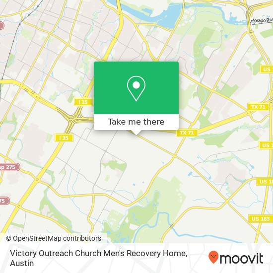 Mapa de Victory Outreach Church Men's Recovery Home