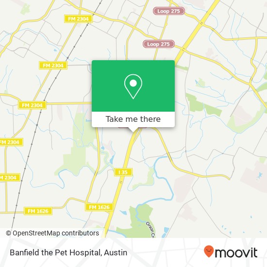 Banfield the Pet Hospital map