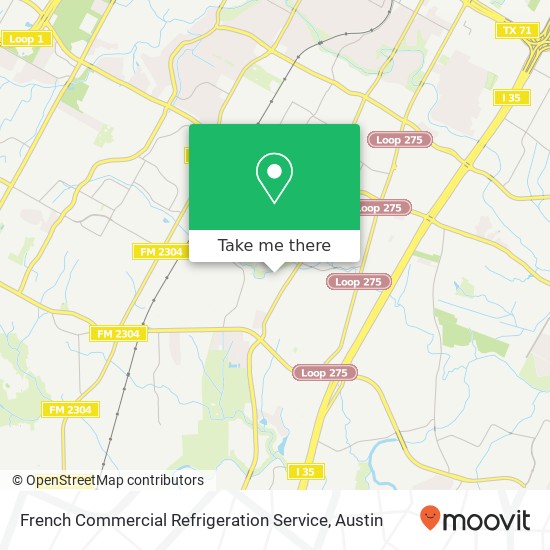 French Commercial Refrigeration Service map