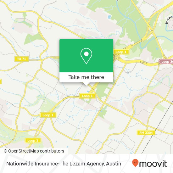 Mapa de Nationwide Insurance-The Lezam Agency