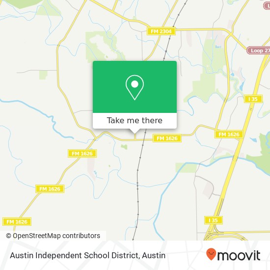 Mapa de Austin Independent School District