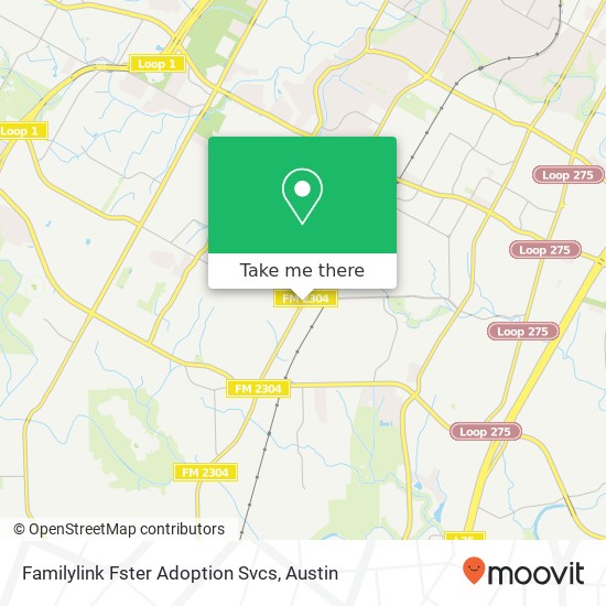 Familylink Fster Adoption Svcs map