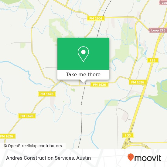 Andres Construction Services map