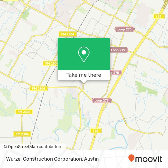 Mapa de Wurzel Construction Corporation